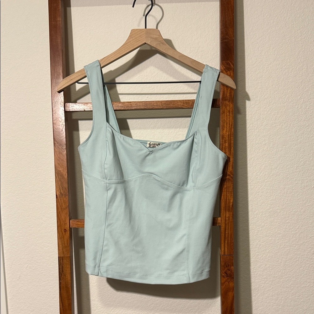 Free People Intimately Light Blue Camisole Tank Top NWT Size Large